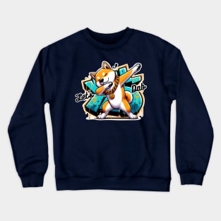 Urban Pup Vibes: Dabbing Dog Crewneck Sweatshirt